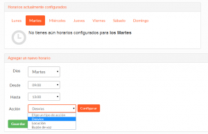 horarios