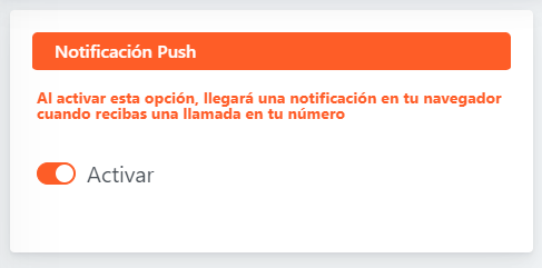 notificacion push activar