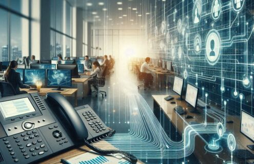 oficina usando voip